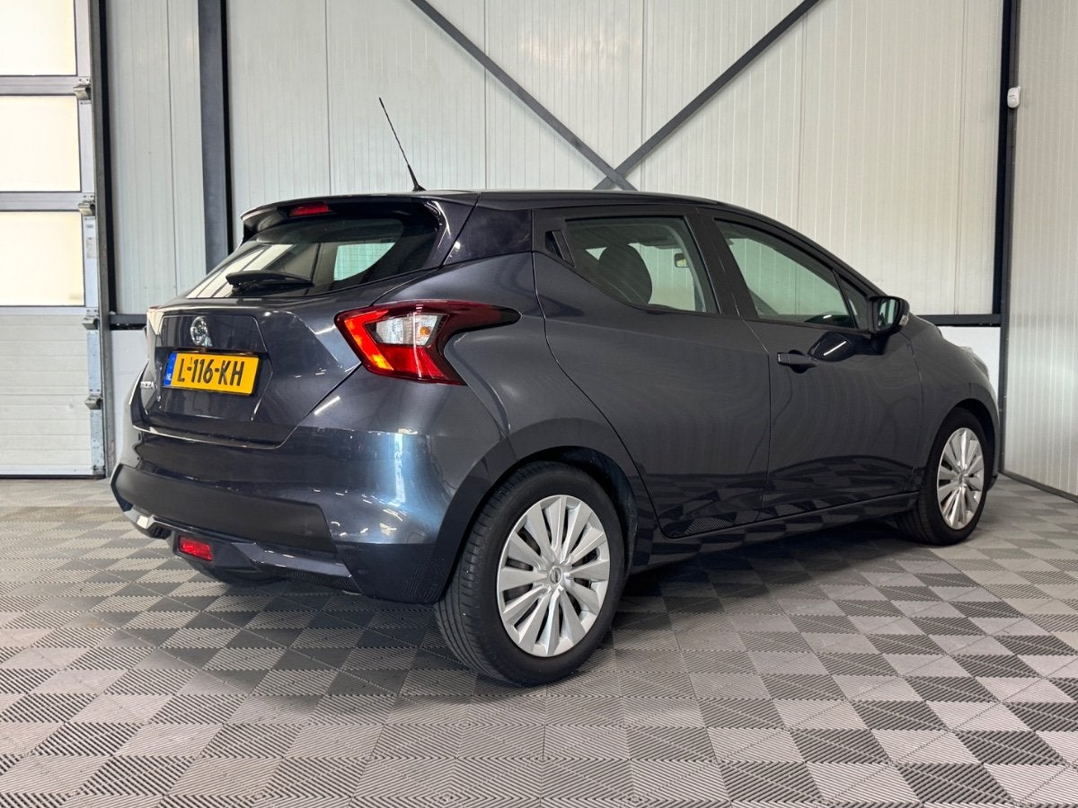 Nissan Micra 1.0 IG-T | Acenta 5-Drs | Airco | Cruise | Carp, Auto's, Euro 6, 92 pk, Zilver of Grijs, 999 cc