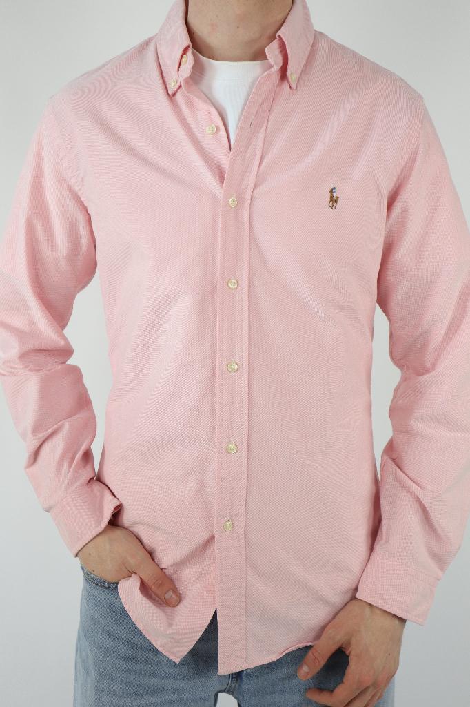 Ralph Lauren overhemd - M - Roze, -, -, Ralph Lauren, Ophalen of Verzenden
