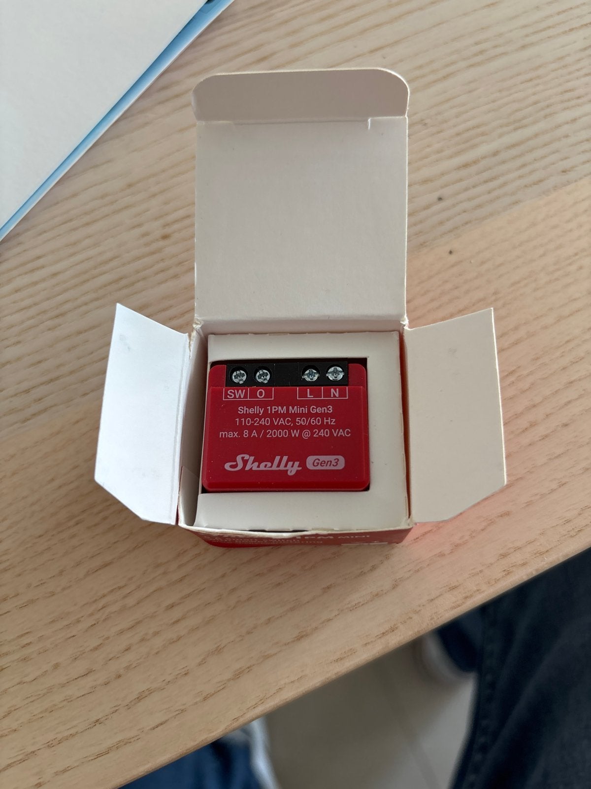 Shelly 1PM Mini Gen3 slimme schakelaar, Ophalen of Verzenden, Nieuw, Overige merken, Schakelaar
