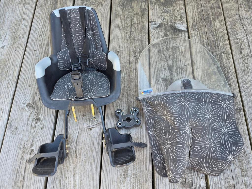 Bobike Mini+ Roman voorzitje met windscherm, Fietsen en Brommers, Ophalen, Voorzitje, Bobike, 0 t/m 13 kg