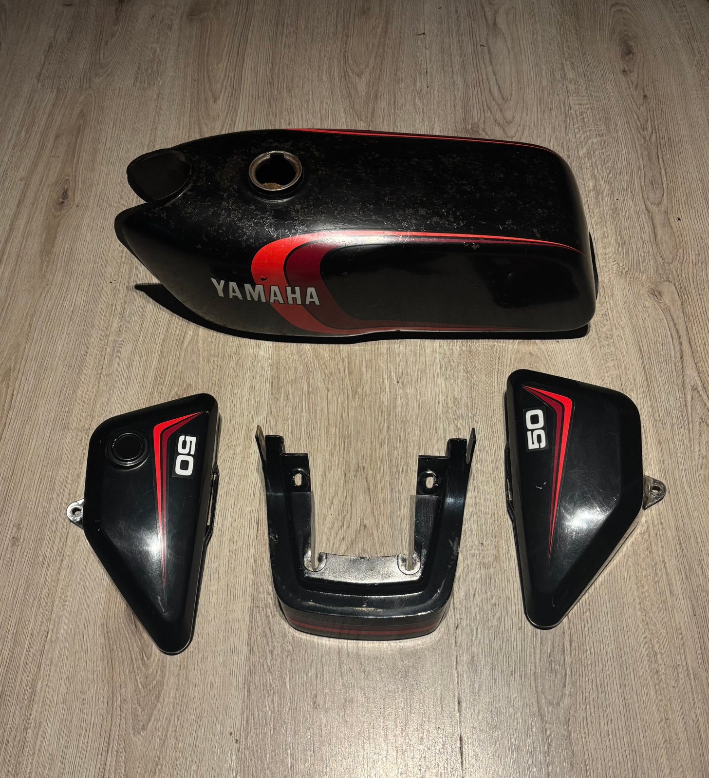 Yamaha rd50 rd50m set, Fietsen en Brommers, Ophalen of Verzenden, Gebruikt, Frame, Yamaha