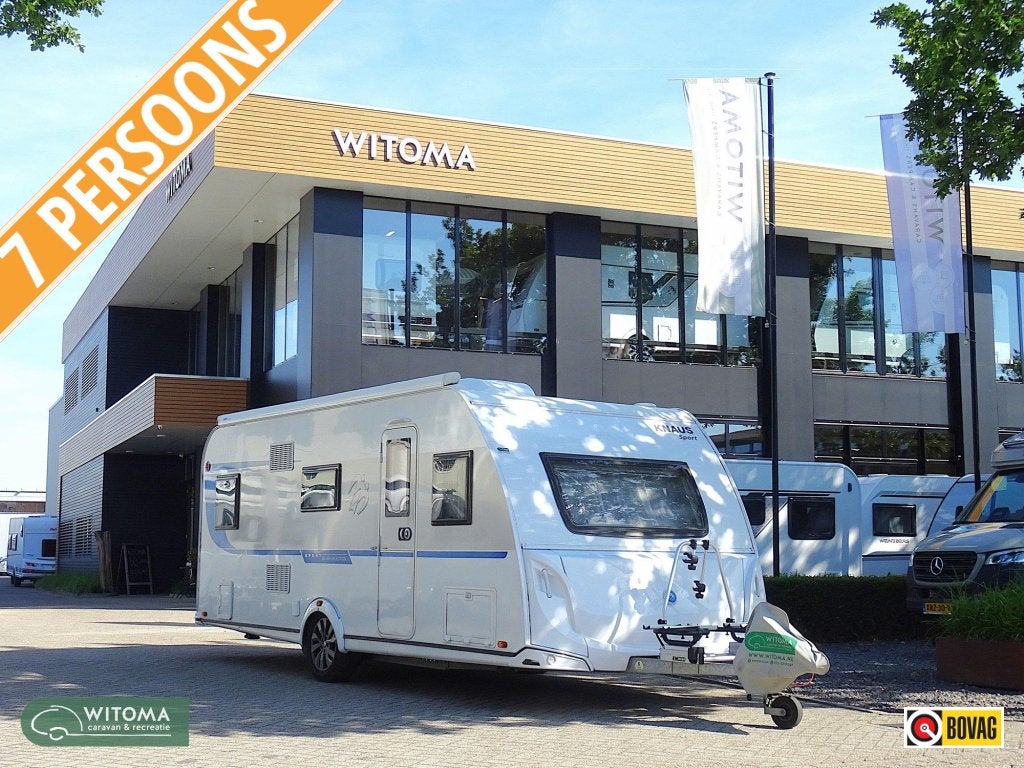 Knaus Sport 580 QS 3 stapelbed, Bedrijf, 6 tot 7 meter, Schokbreker, Knaus