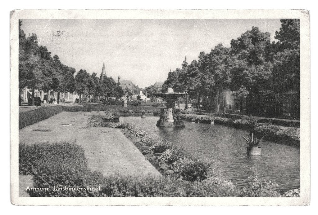 939672 Arnhem Jansbinnensigel Gld 1952 . Postzegel afgeweek, Ophalen of Verzenden, 1940 tot 1960, Gelopen, Gelderland