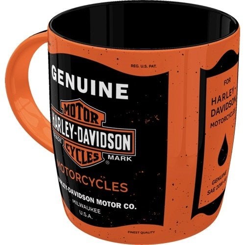 Harley Davidson Genuine Motorcycles reclame beker koffiemok, Ophalen of Verzenden, Nieuw, Auto's