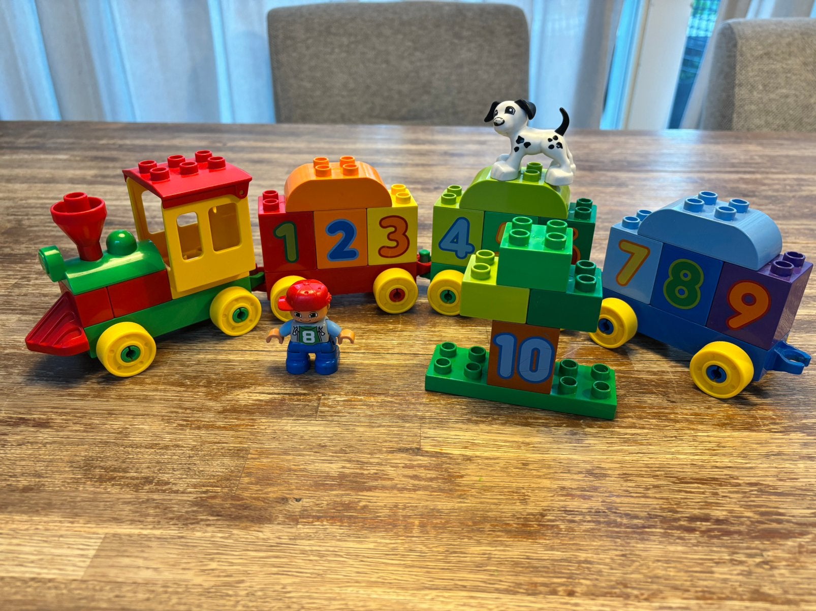 Lego Duplo - Getallentrein - 10558, Ophalen of Verzenden, Zo goed als nieuw, Duplo