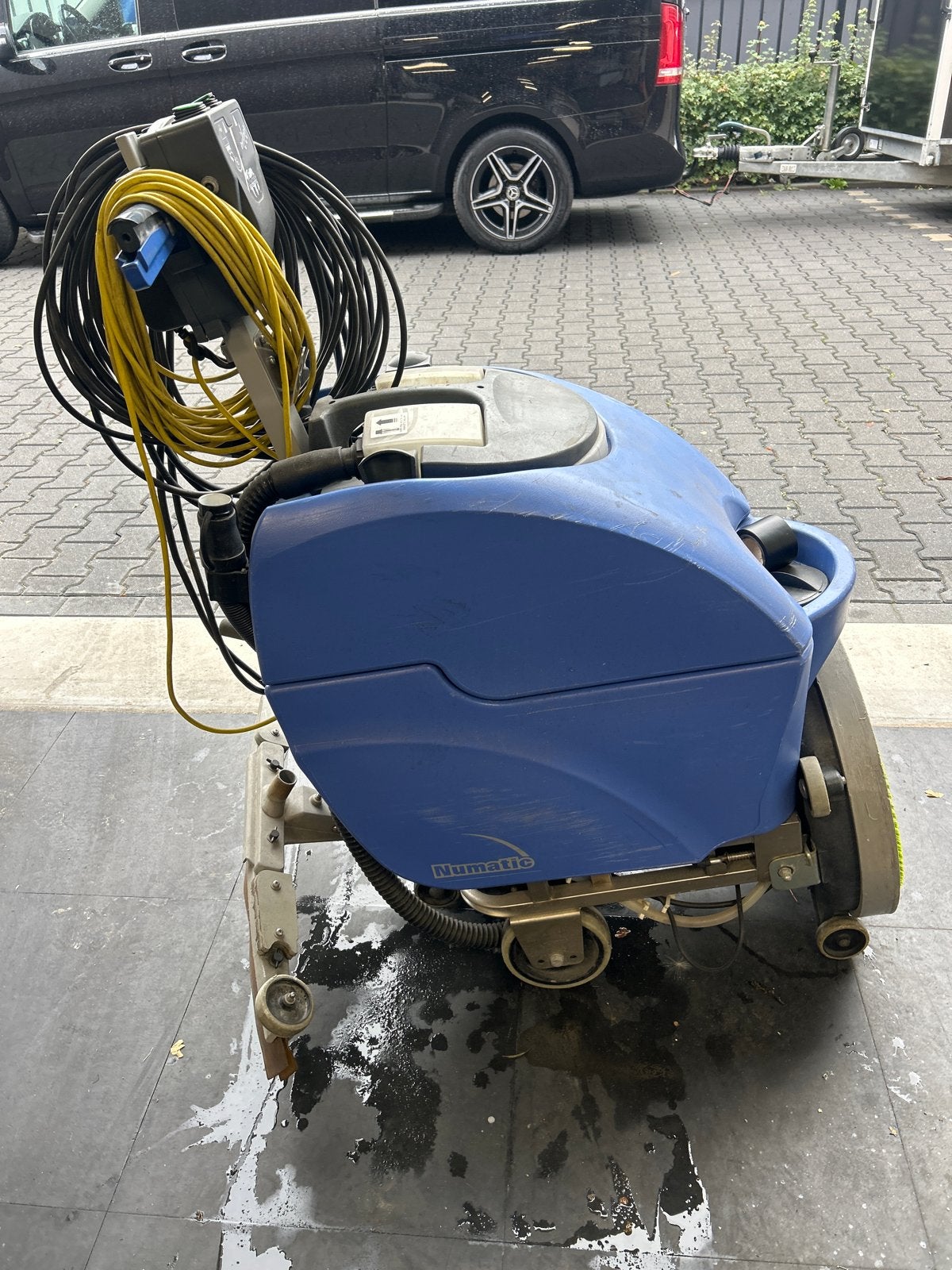 Numatic Schrobzuigmachine - Professionele Reiniging, Ophalen of Verzenden, Gebruikt, Schrobmachine