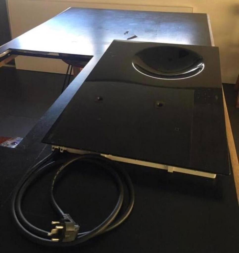 Boretti design Schott Ceran inductie kookplaat met wok top, Witgoed en Apparatuur, Kookplaten, Zo goed als nieuw, Inbouw, Inductie