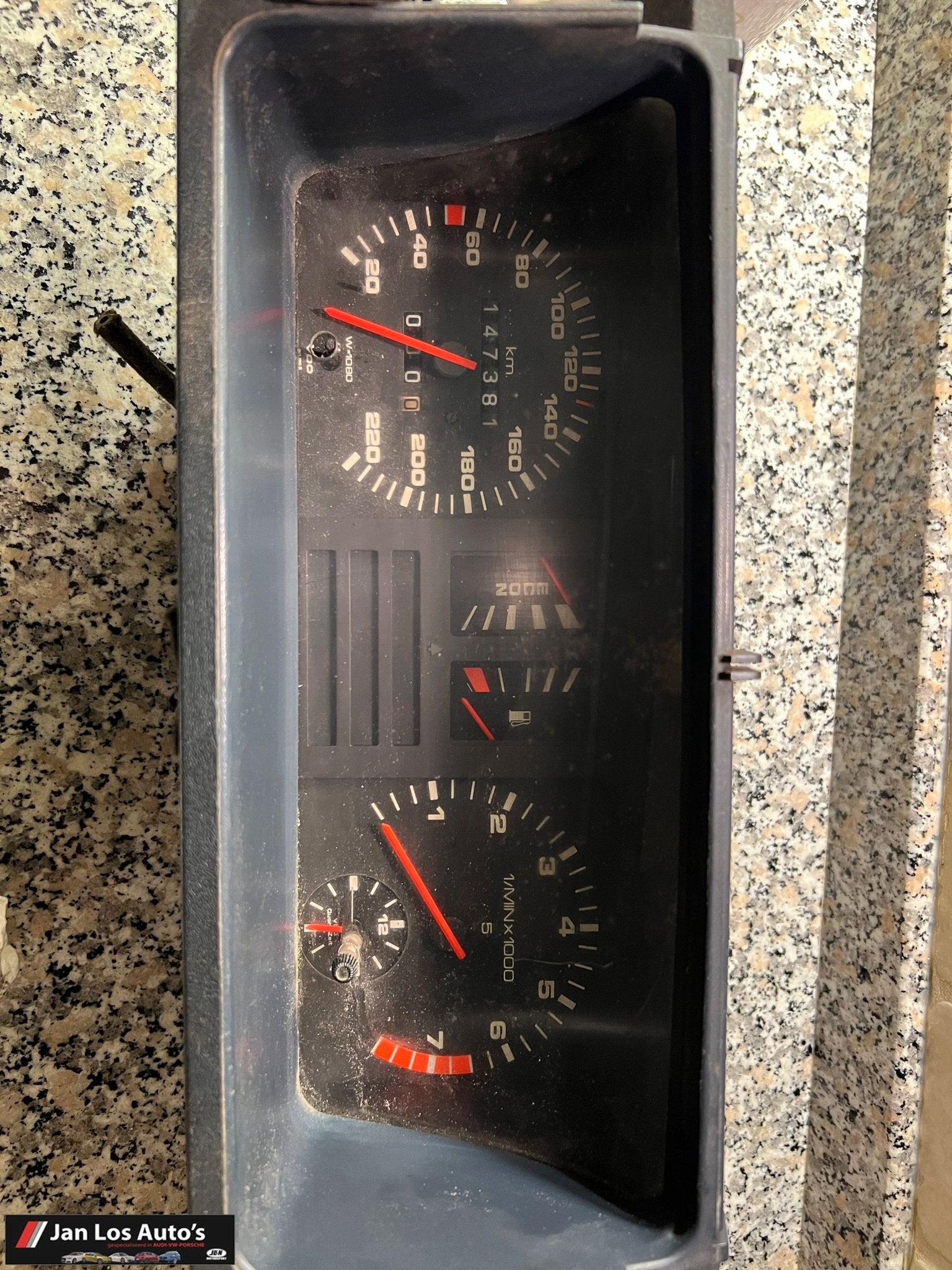 Audi 80 B2 Coupe Typ85 instrumentenpaneel tellerklok km, Gebruikt, -, -, -