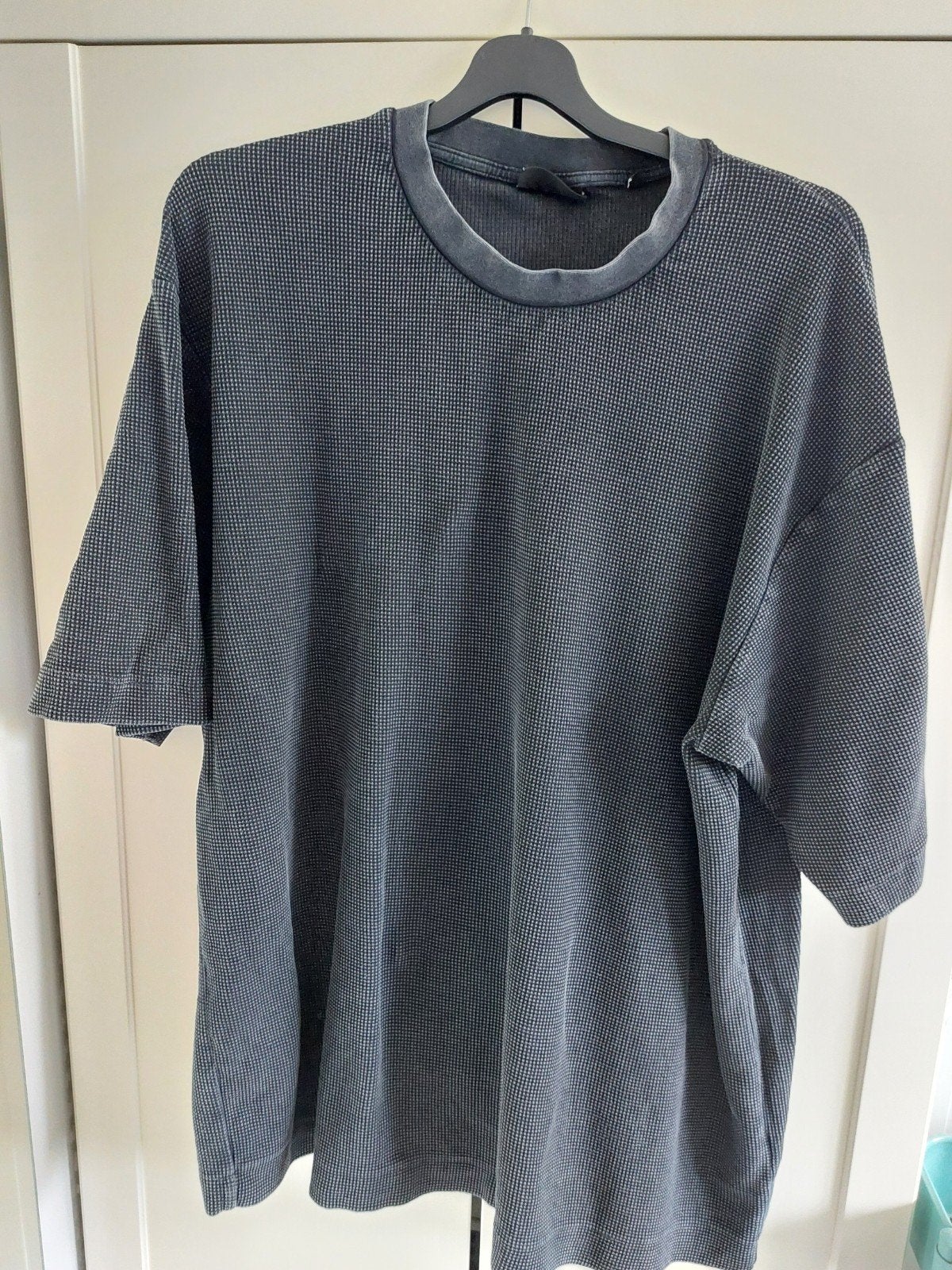 Katoenen t-shirt van wafelstof, maat XL, van C&A, Kleding | Heren, Shirt, Grijs, Gedragen, C&A