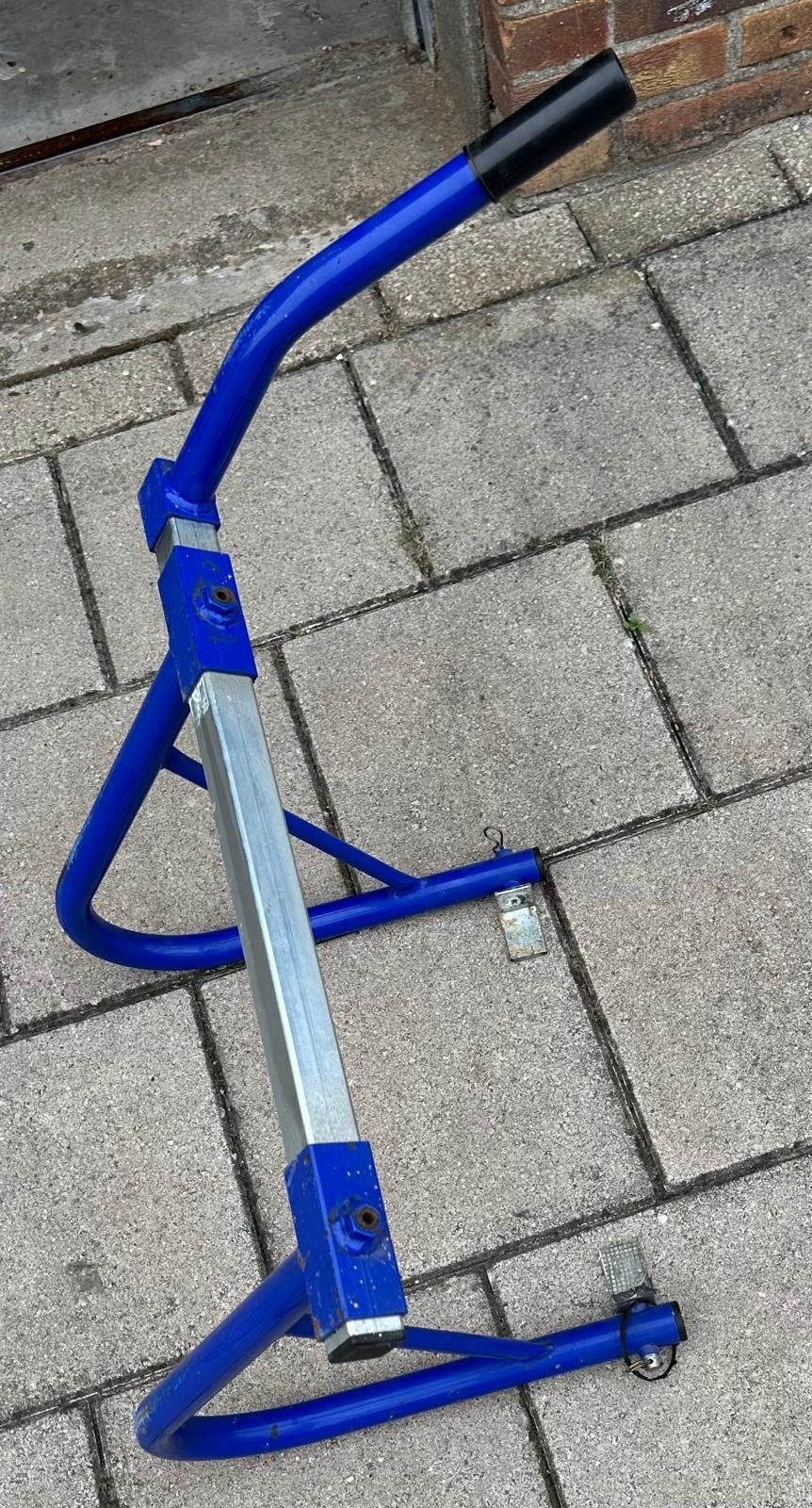 Motorfiets Paddock Standaard - Blauw, Ophalen of Verzenden, Gebruikt