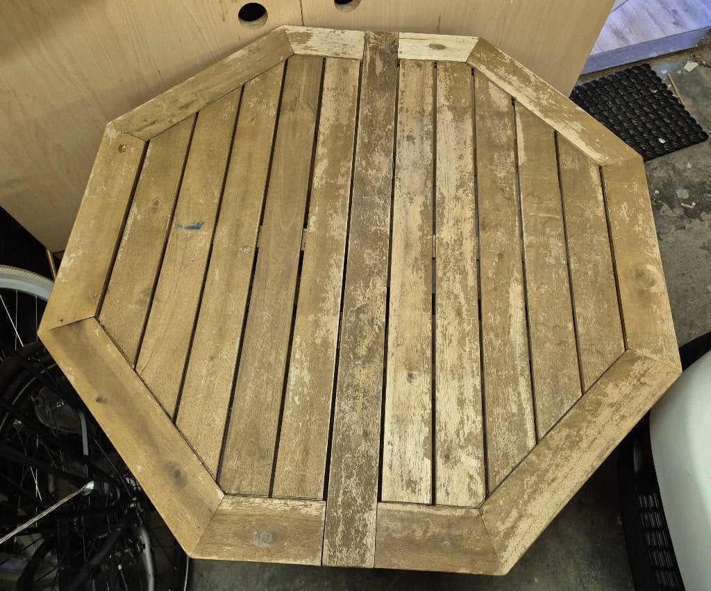 Balkontafel inklapbaar, Ophalen, Gebruikt, Rechthoekig, Hout