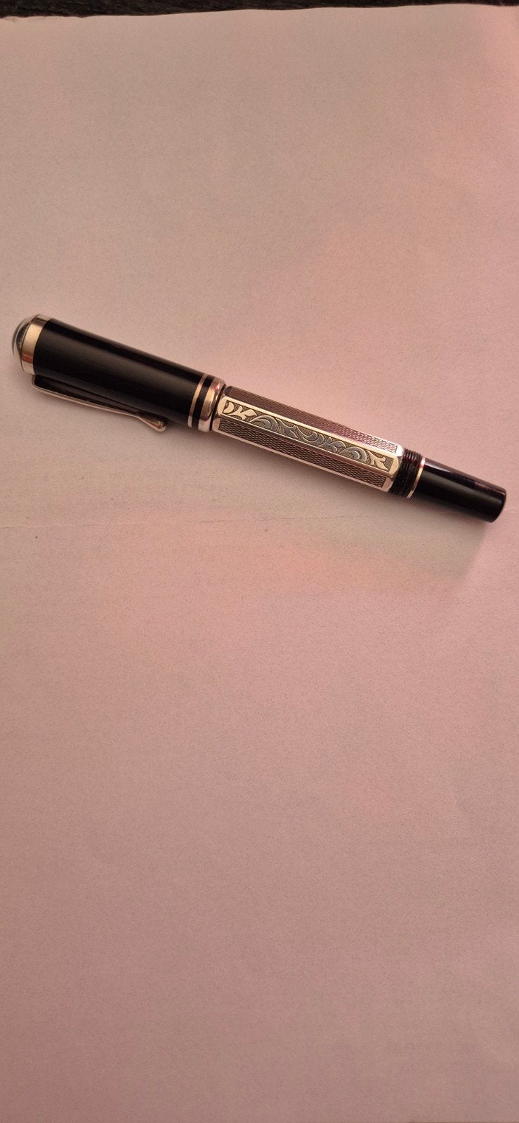 Montblanc Writers Edition Marcel Proust vulpen 1999 zilver, Ophalen, Nieuw, Vulpen, Mont Blanc