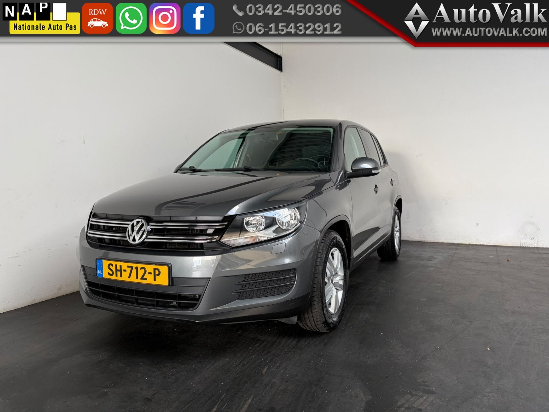 Volkswagen Tiguan 1.4 TSI Sport&Style. Navi. Stoelverwarming, Voorwielaandrijving, Euro 5, 15 km/l, Gebruikt