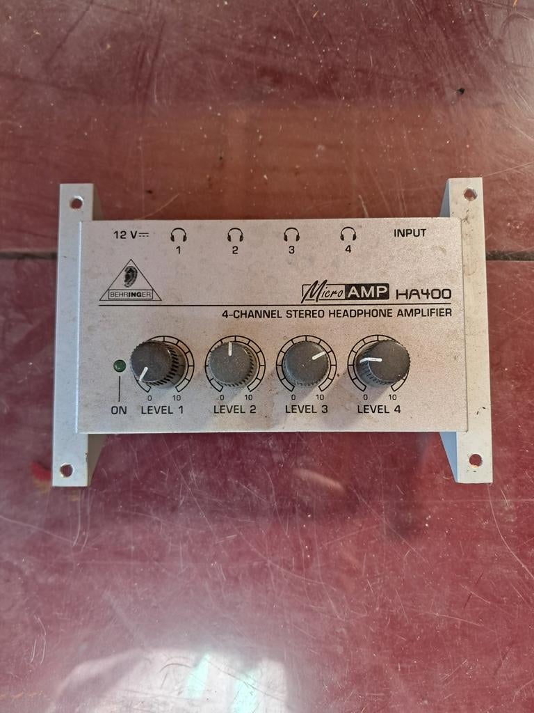 Behringer MicroAMP HA400 Hoofdtelefoonversterker, Ophalen of Verzenden, Gebruikt