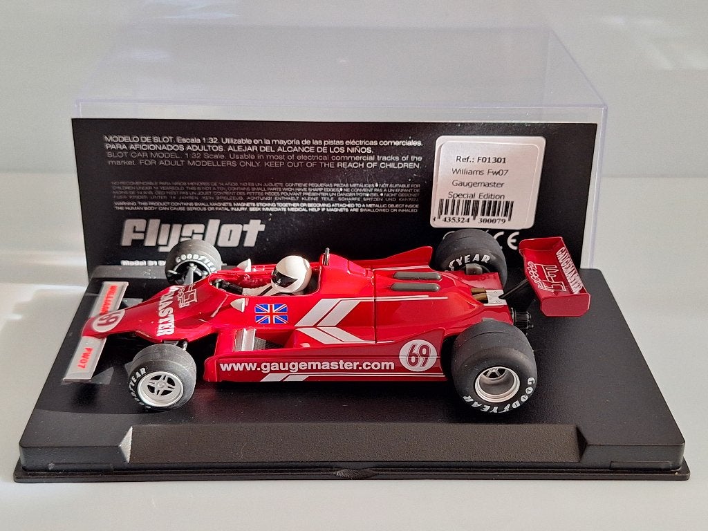 Fly F01301 Williams FW07 F1 #69 Gaugemaster Limited Edition, Overige merken, Racebaan, Fly, Nieuw
