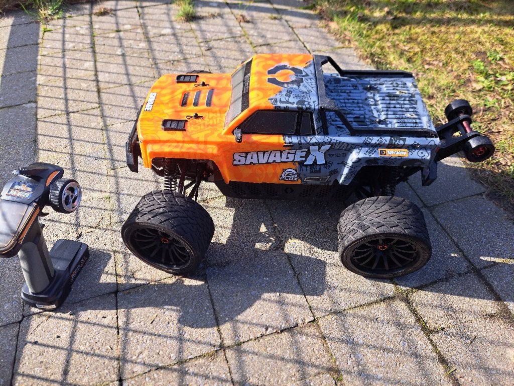 Hpi savage flux, Elektro, Auto offroad, Ophalen of Verzenden, Zo goed als nieuw