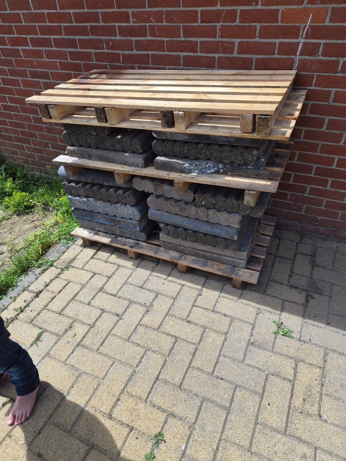 Gratis tuintegels, Tuin en Terras, Ophalen, Nieuw, Beton, Terrastegels