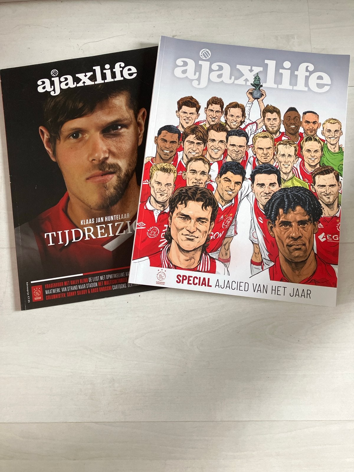 AjaxLife Tijdschriften: Klaas Jan Huntelaar & Special, Ophalen of Verzenden, Zo goed als nieuw, Sport en Vrije tijd
