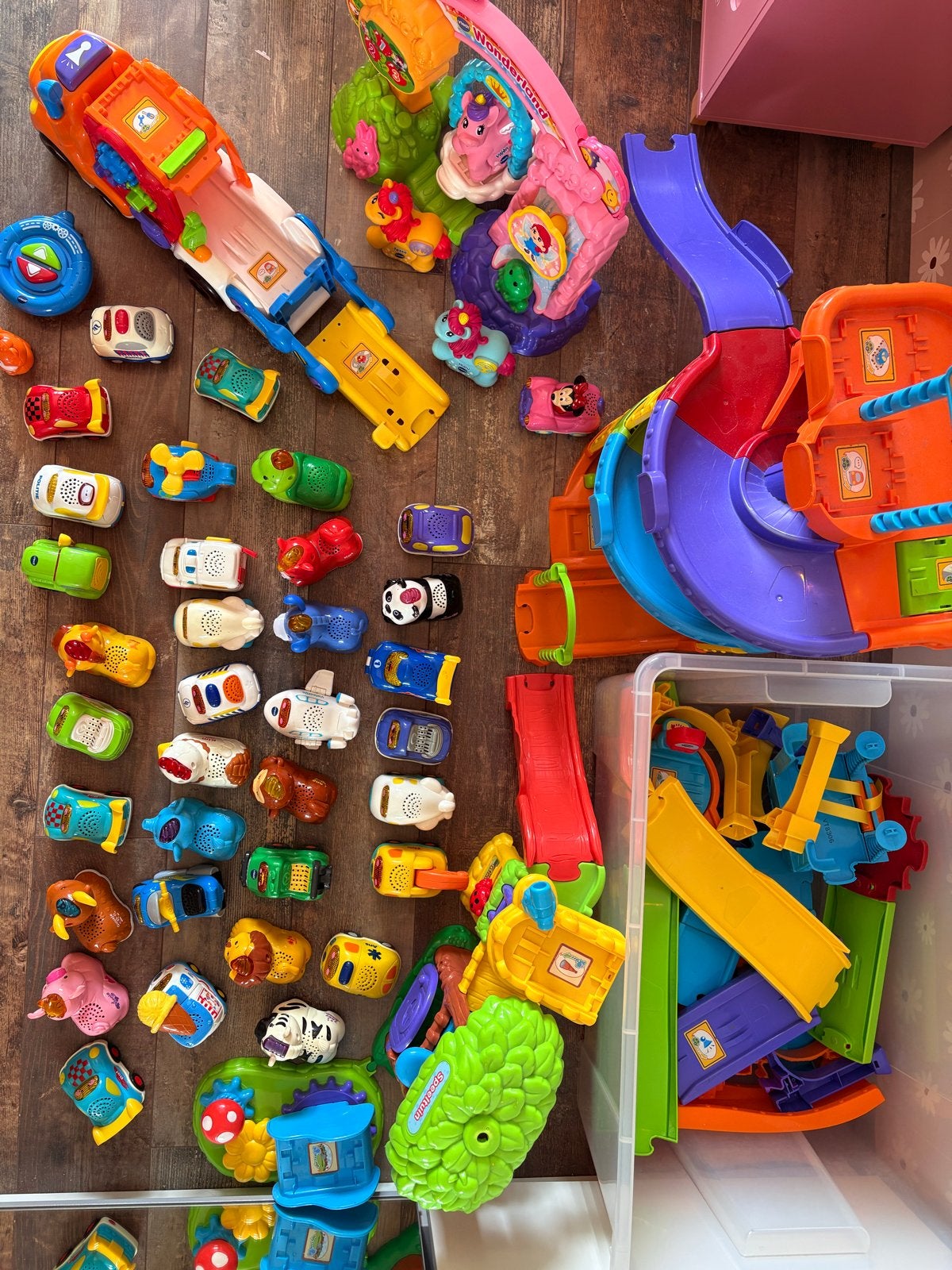Grote VTech Toet Toet Auto's en Zoef Zoef Dieren collectie, Ophalen, Gebruikt