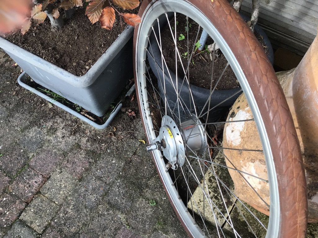 Nexus Shimano SG 8R20 28inch achter fietswiel in goede staat, Gebruikt, Batavus, Aluminium, Ophalen