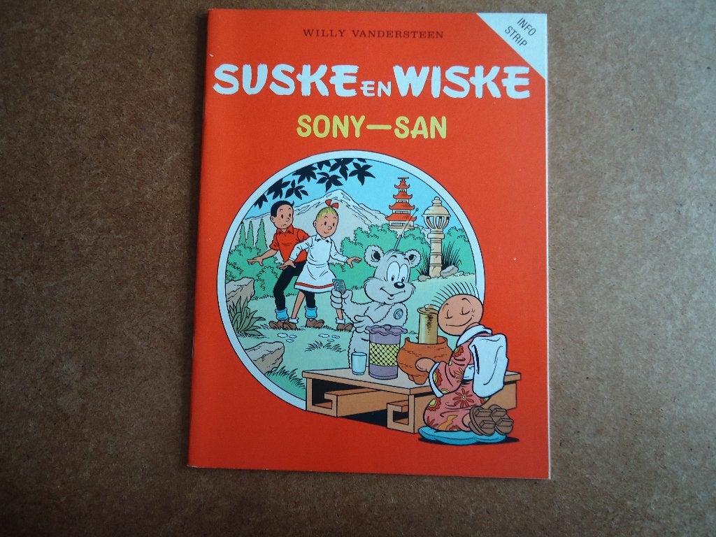 (8) SUSKE en WISKE: SONY-SAN, Eén stripboek, Verzenden, Zo goed als nieuw, Willy Vandersteen