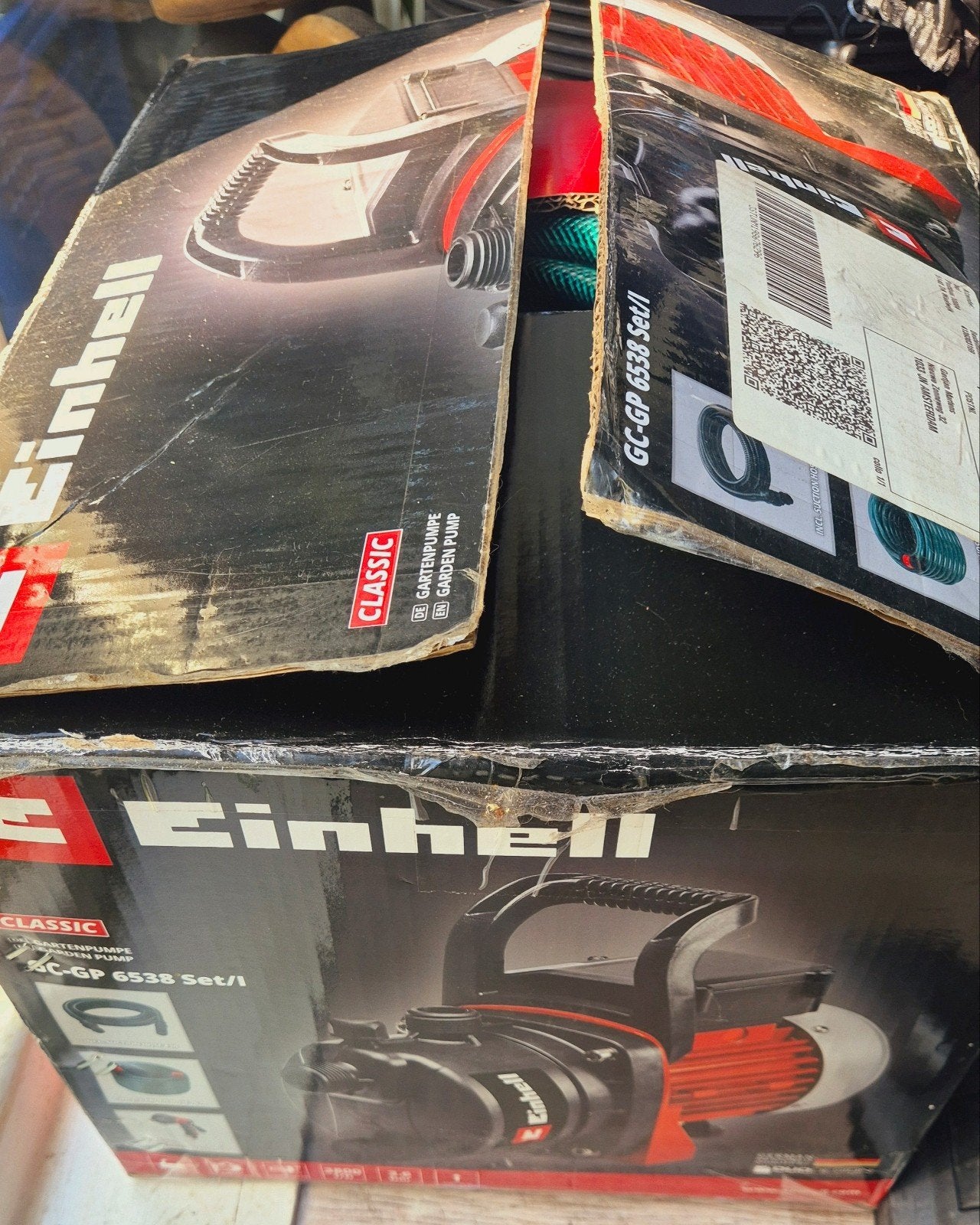 Einhell GC-GP 6538 Set/I Tuinpompset, Ophalen, Nieuw, Elektrisch, Besproeiingspomp