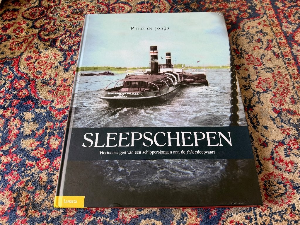 Sleepschepen. Herinneringen van een Schippersjongen aan de, Boeken, Ophalen of Verzenden, Zo goed als nieuw, Rinus de Jongh., Boot