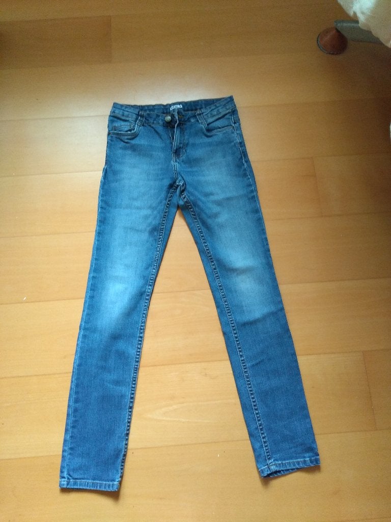 Gemo slim jeans 176 (16), Kinderen en Baby's, Kinderkleding | Maat 176, Broek, Gebruikt, Verzenden, Gemo