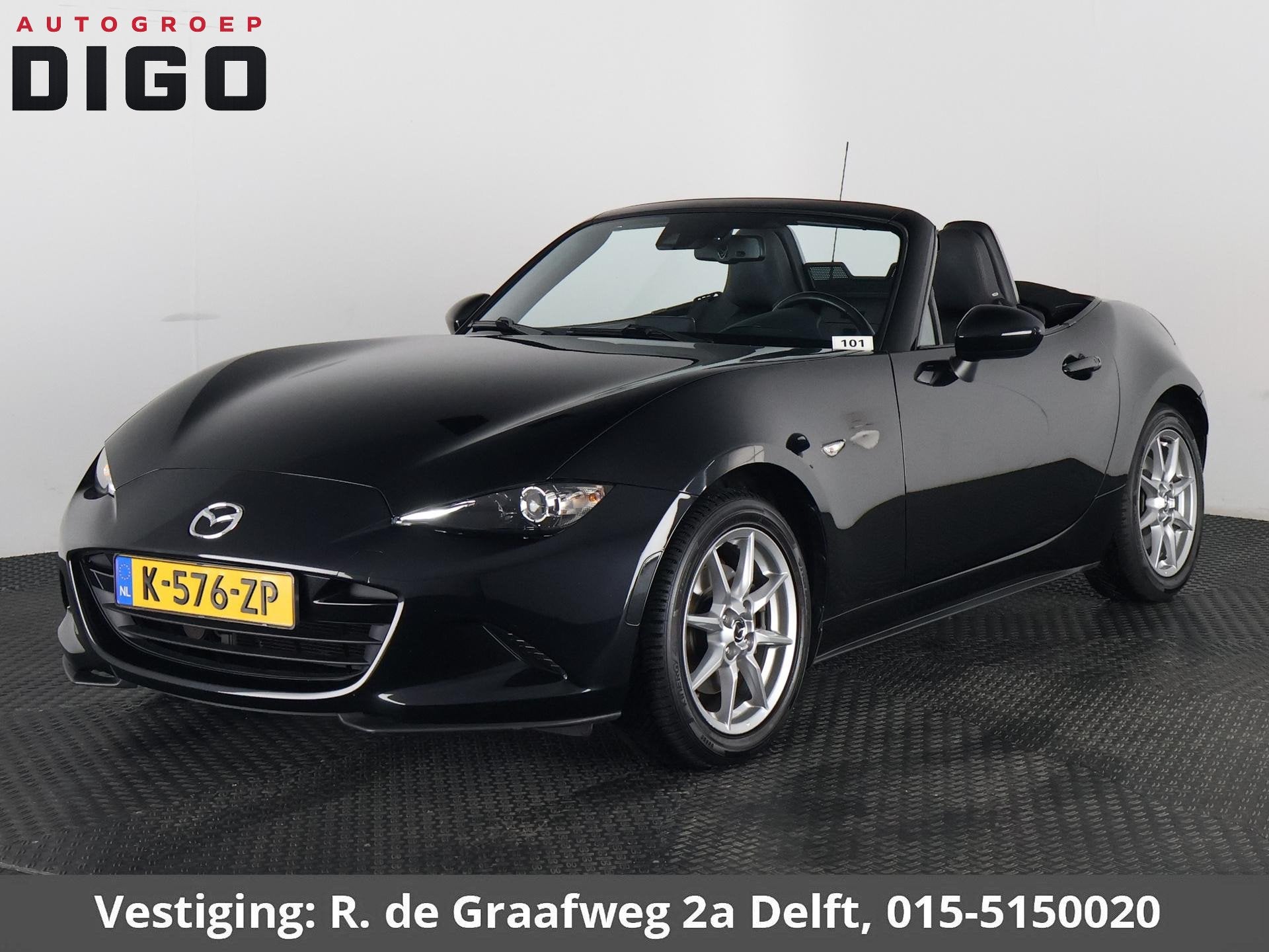 Mazda MX-5 2.0 SkyActiv-G 160 GT-M Soft-Top | Stoelverwarmin, Auto's, 1998 cc, Gebruikt, 4 cilinders, Cabriolet
