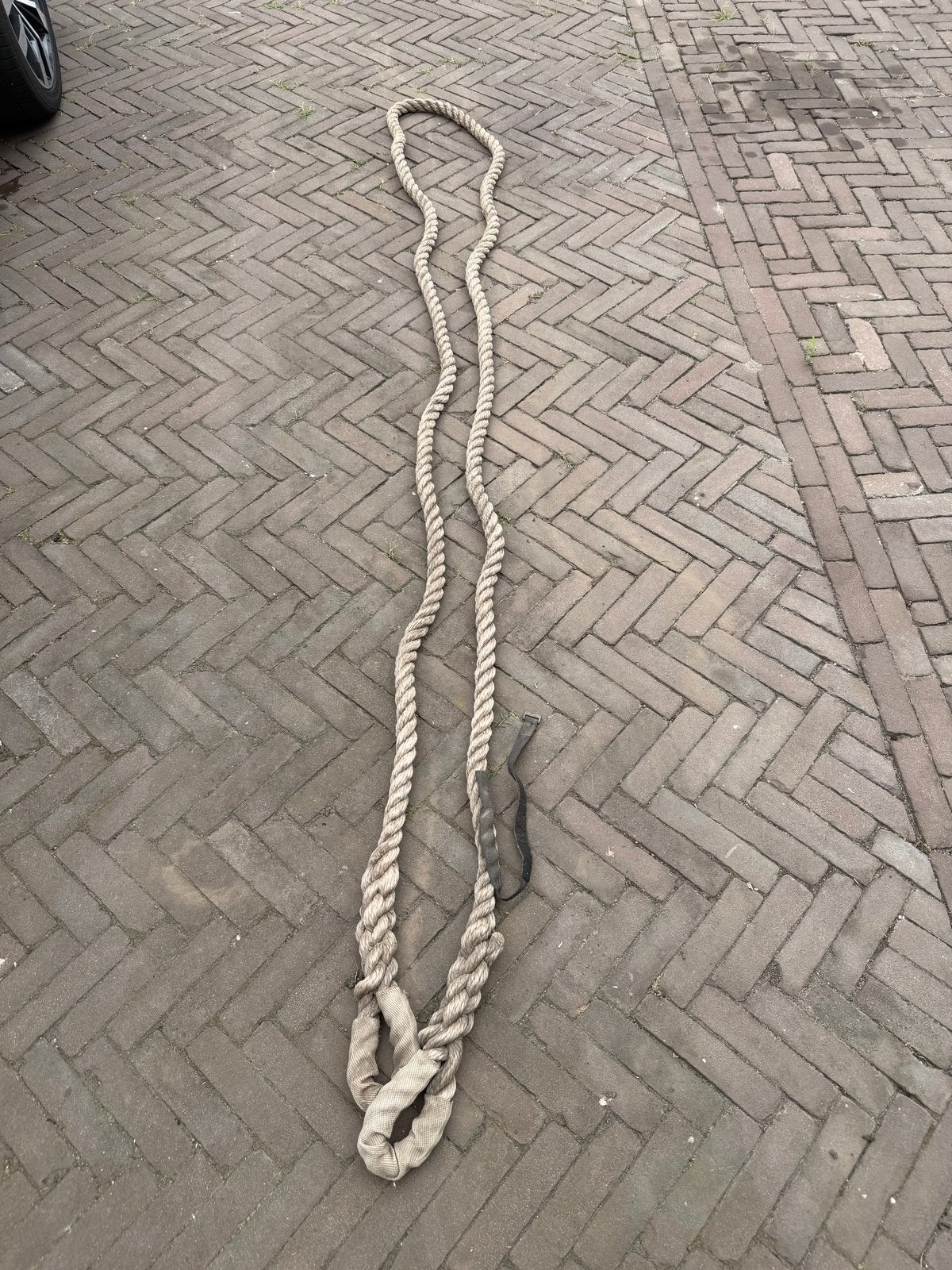 Kinetisch touw 6m, Ophalen, Gebruikt, Lijn of Blok