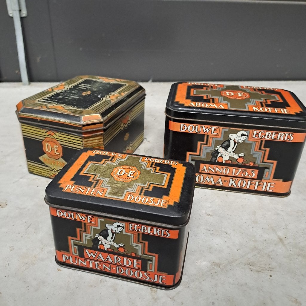 bewaar blikken Douwe Egberts, Verzamelen, Blikken, Ophalen of Verzenden, Overige, Douwe Egberts