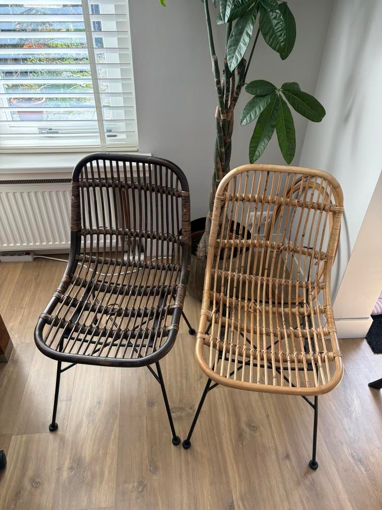 3x Eetkamerstoelen GRATIS, Ophalen, Gebruikt, Stof, Drie