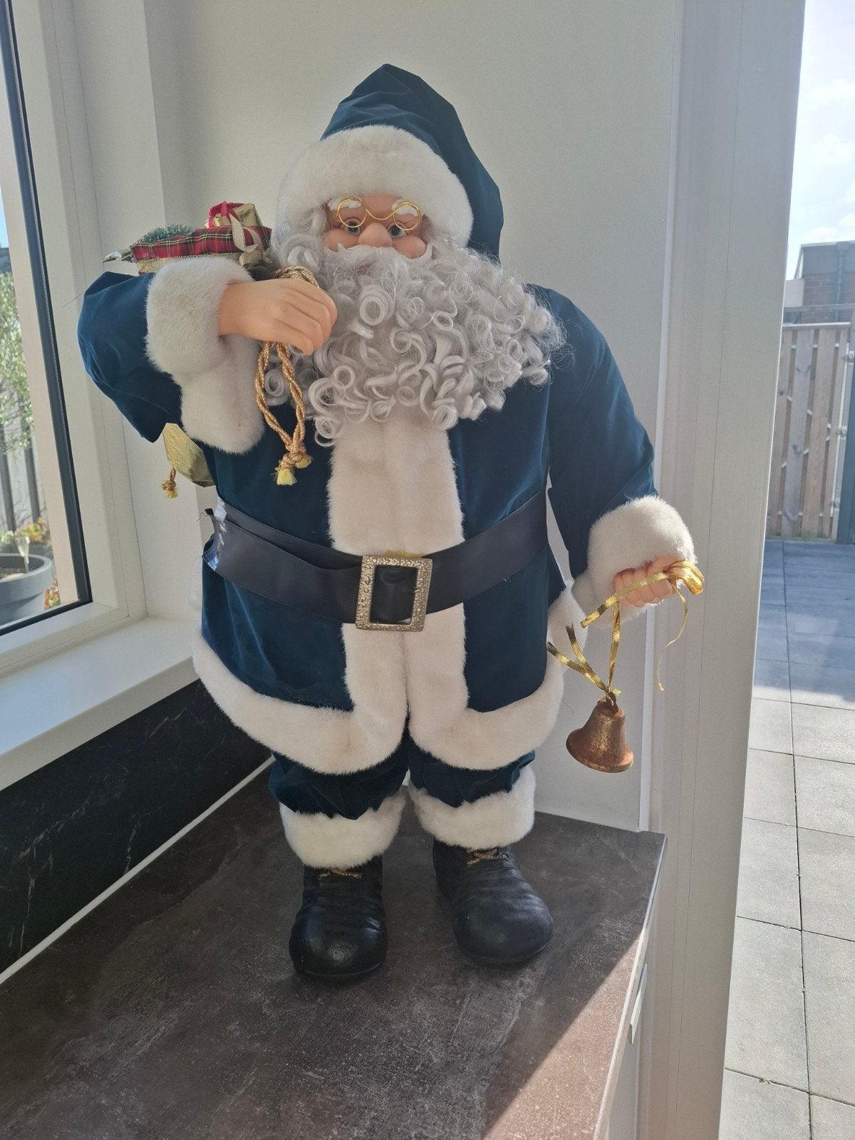 kerstman groot +_80cm (vintage), Ophalen