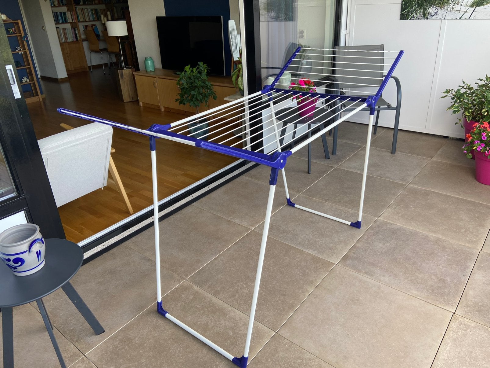 Leifheit droogrek, Tuin en Terras, Droogmolens en Wasrekken, Ophalen, Zo goed als nieuw, Wasrek