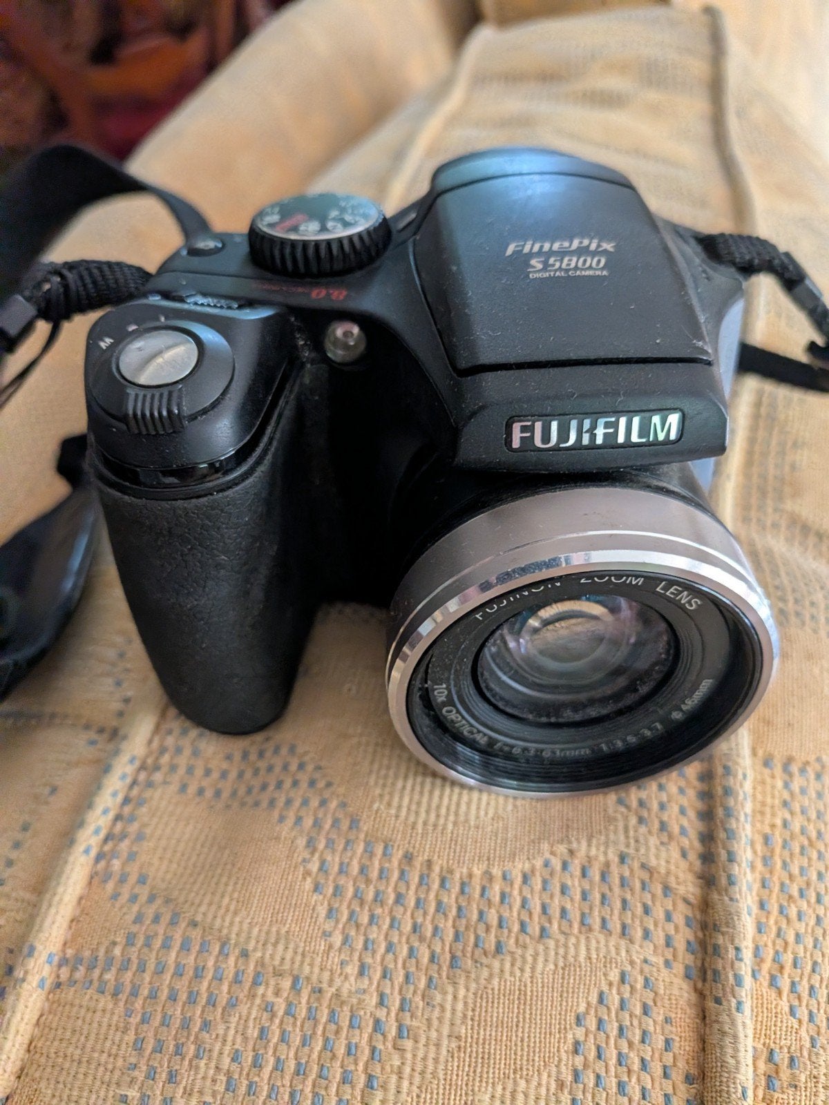 Fujifilm FinePix S5800 Bridgecamera - 8.0 MP, Ingebouwde flitser, Gebruikt, Lensdop, Ophalen of Verzenden