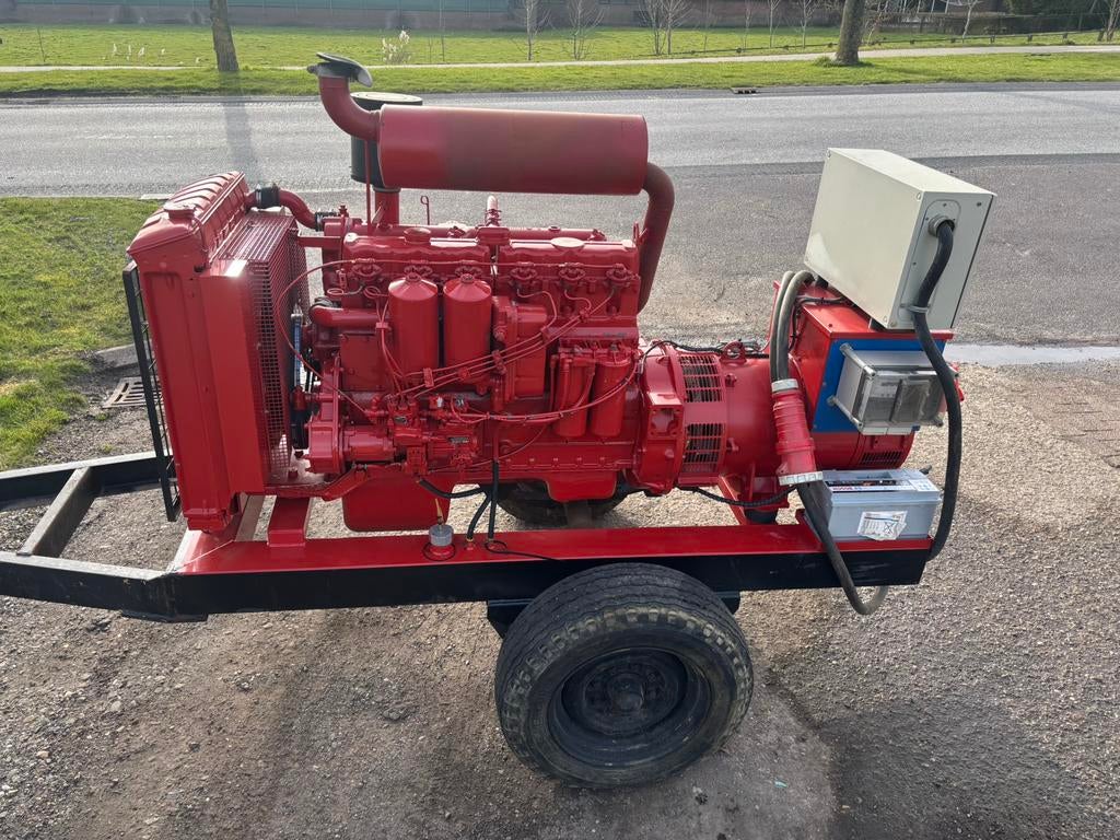80 KVA aggregaat 230/400 Volt diesel generator, Ophalen, Gebruikt, Elektrisch startend, Dieselolie