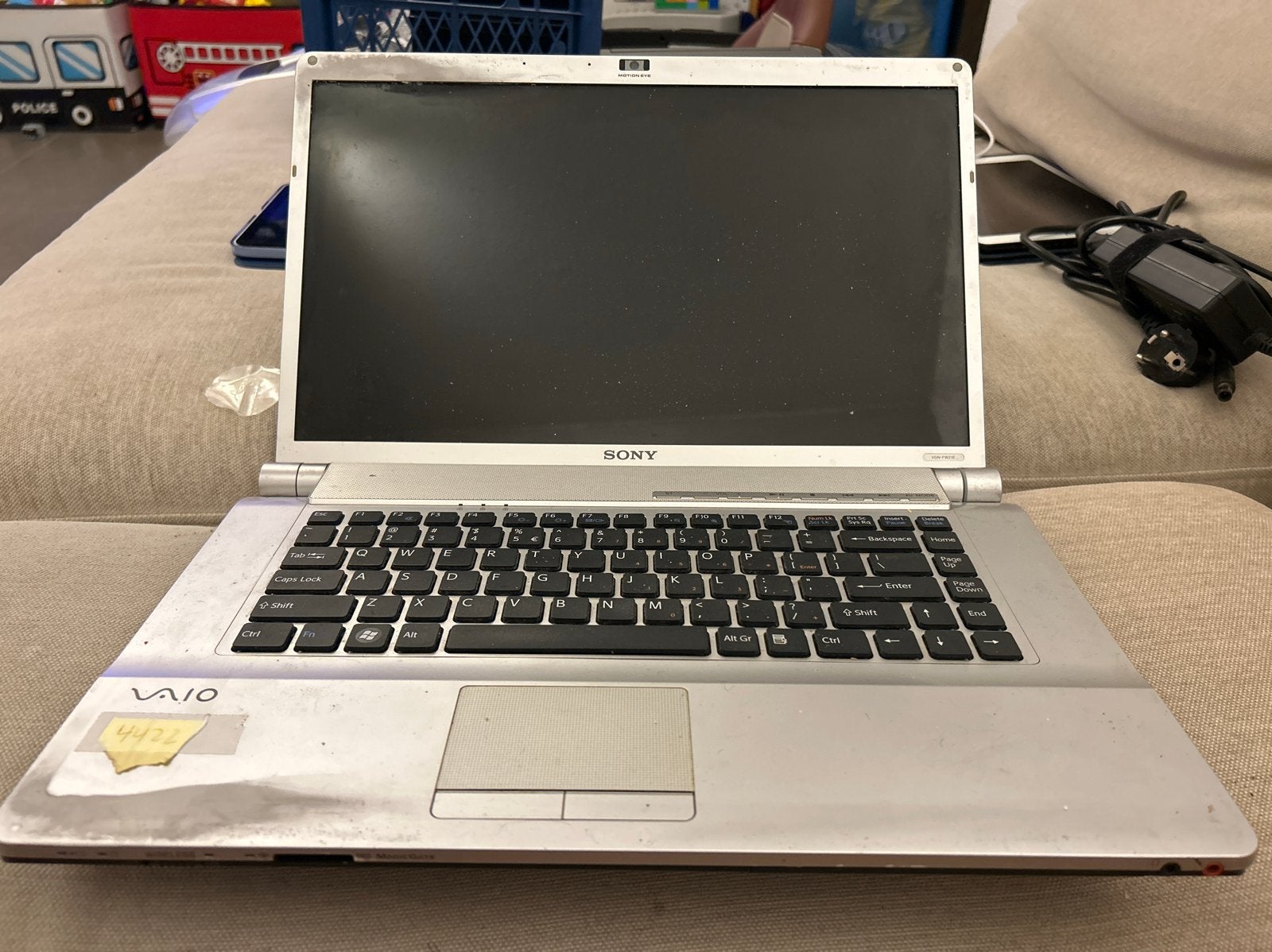Sony Vaio VGN-FW21E voor onderdelen (start niet op), Computers en Software, Windows Laptops, HDD, Minder dan 4 GB, Qwerty, Ophalen of Verzenden