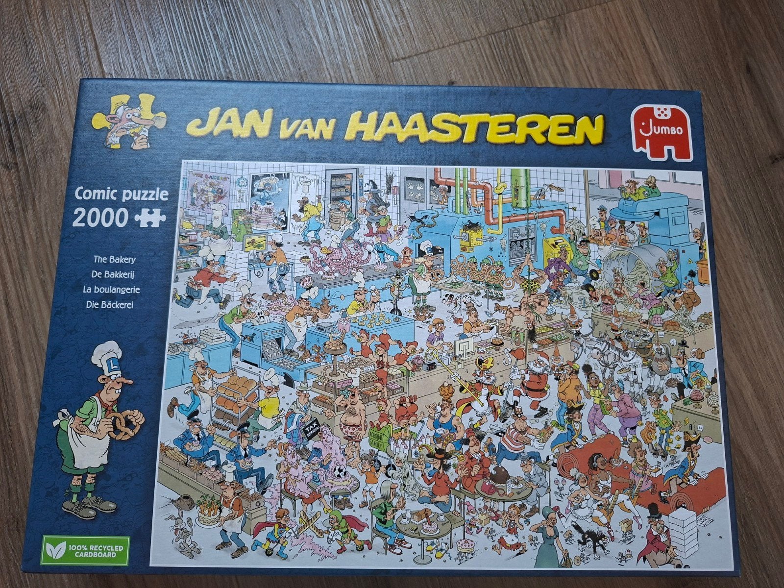 Jan van Haasteren puzzel - De bakkerij 2000, Ophalen, Meer dan 1500 stukjes, Zo goed als nieuw, Legpuzzel