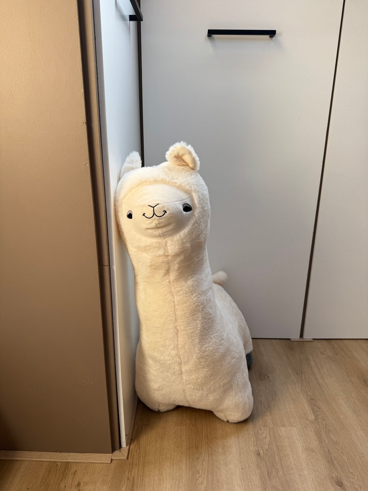Grote zachte lama knuffel - Zo goed als nieuw, Ophalen, Overige typen, Zo goed als nieuw, Middelgroot (20 tot 80 cm)