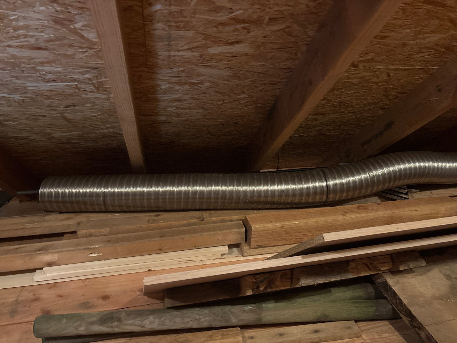 Dubbelwandige flexibele kachelpijp 150 mm, Huis en Inrichting, Kachels, Ophalen, Nieuw, Hout, Houtkachel