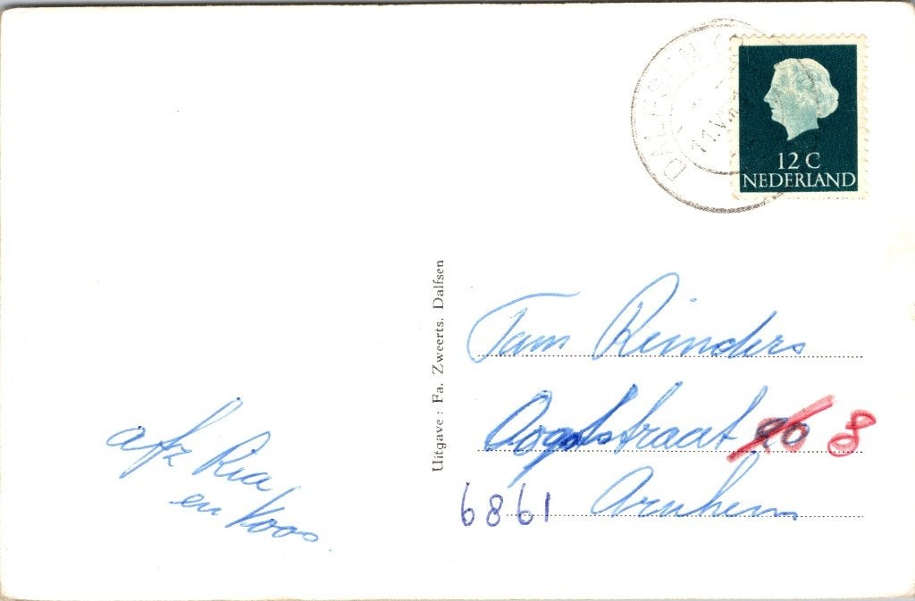 Dalfsen - 12 ansichtkaarten, Verzenden, 1960 tot 1980, Gelopen, Overijssel