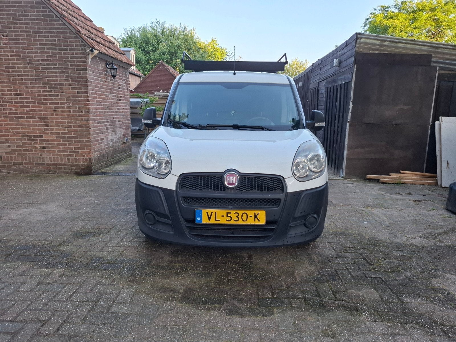 Fiat Doblo 1.3 MJ 16V 75pk 2015 Airco, Auto's, Voorwielaandrijving, Euro 5, 74 pk, 4 cilinders