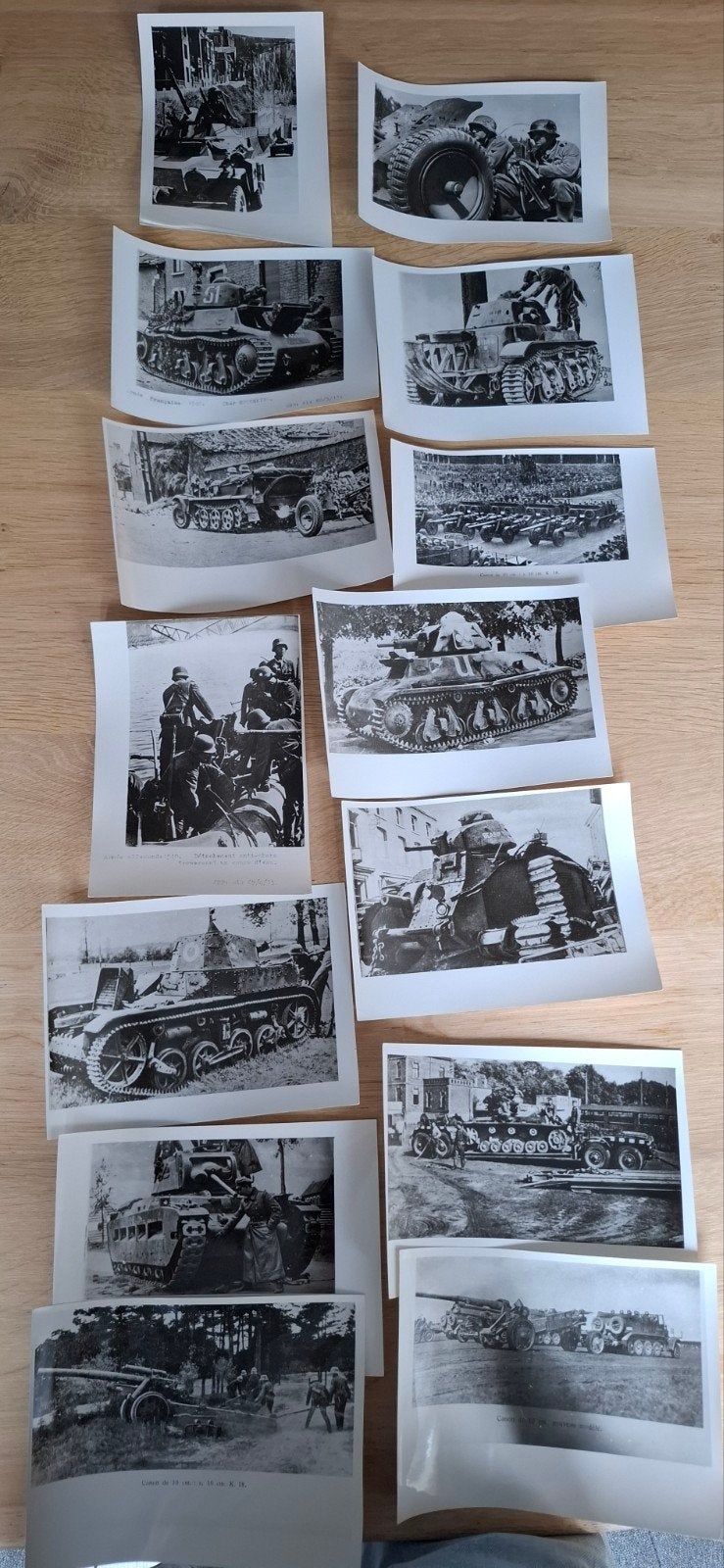14 oude copy foto's Duitse soldaten in Frankrijk WOII, Ophalen of Verzenden, Duitsland, Foto of Poster