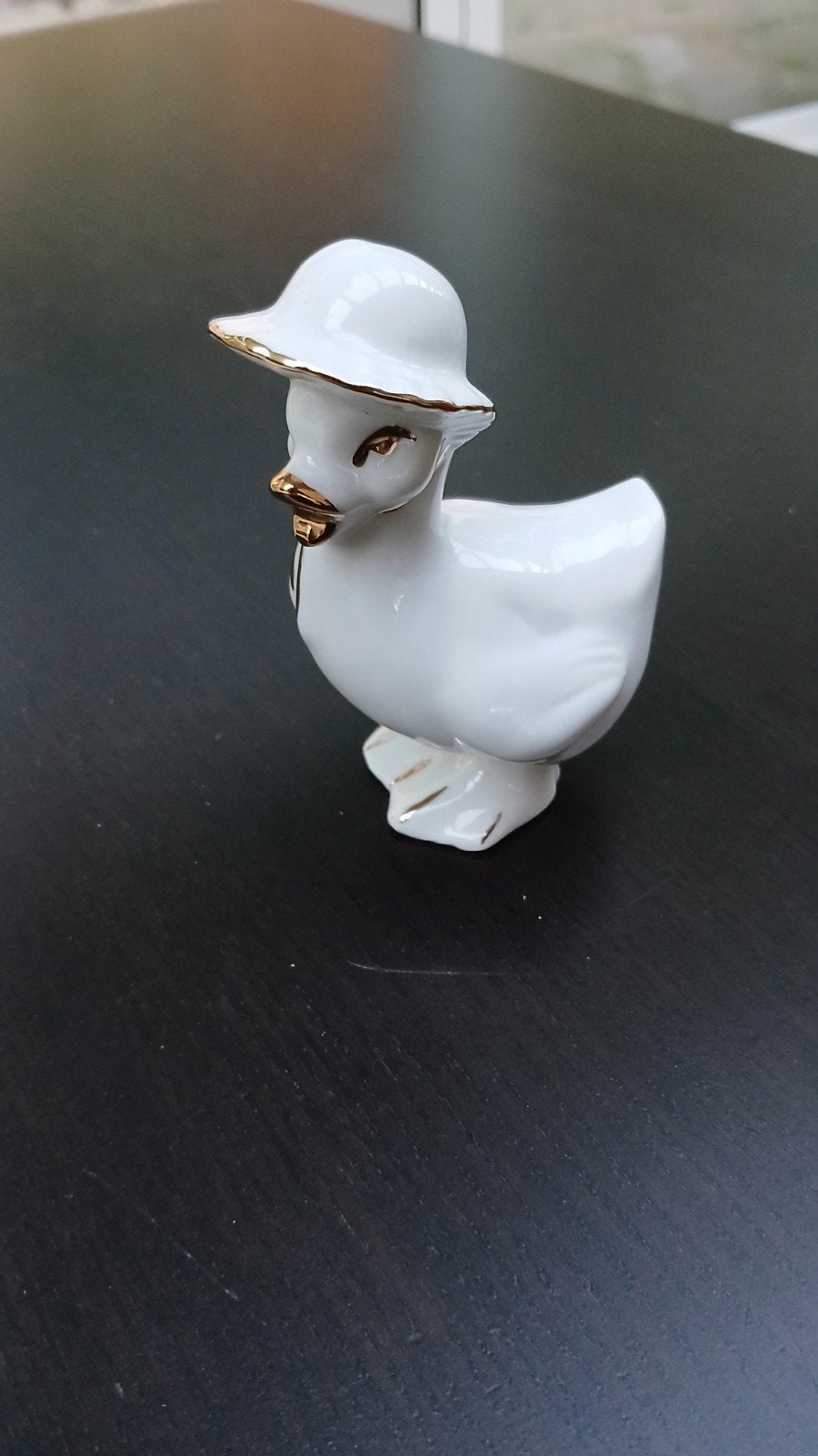 Porseleinen beeldje gans, Ophalen of Verzenden, Zo goed als nieuw, Dier