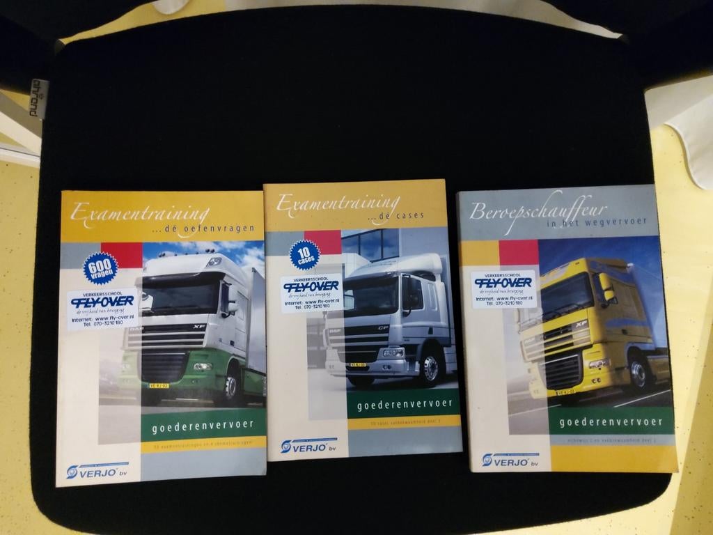 Examentraining Goederenvervoer - Beroepschauffeur, Boeken, Ophalen of Verzenden, Gelezen, Autotechniek, VERJO bv / FLYOVER