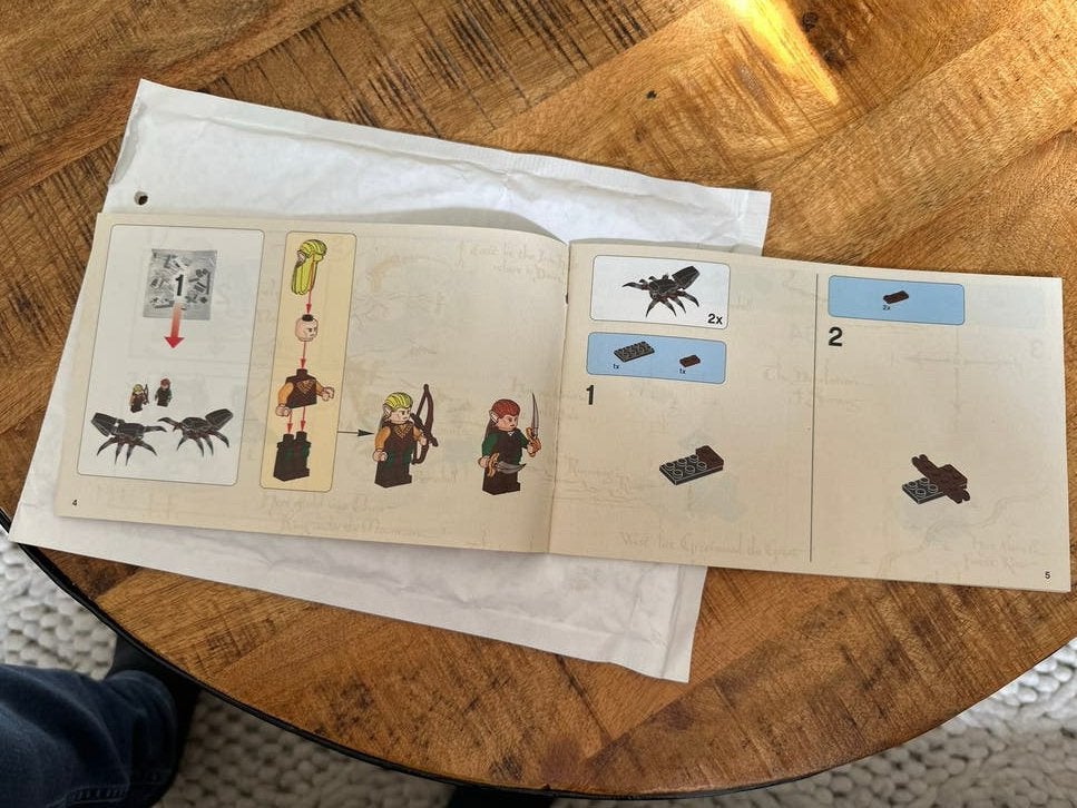 LEGO The Hobbit 79001 instructies (Geen blokjes), Ophalen of Verzenden, Gebruikt, Lego