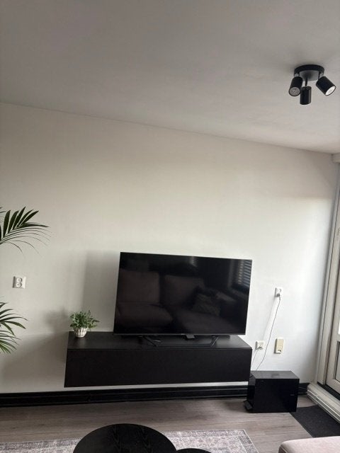 Tv meubel zwart, Ophalen, 150 tot 200 cm, Zo goed als nieuw, Minder dan 100 cm