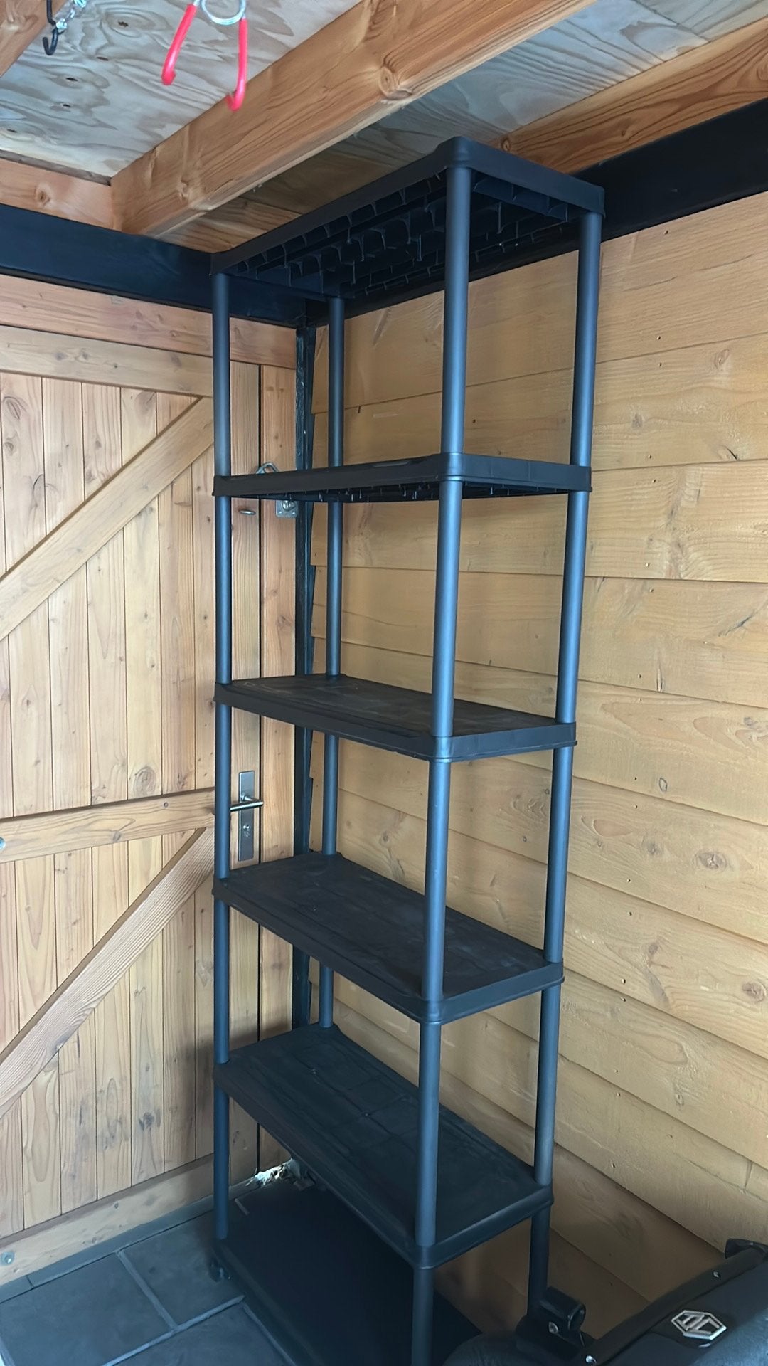 Stellingkast Zwart, Ophalen of Verzenden, Zo goed als nieuw, Hout, Overige typen