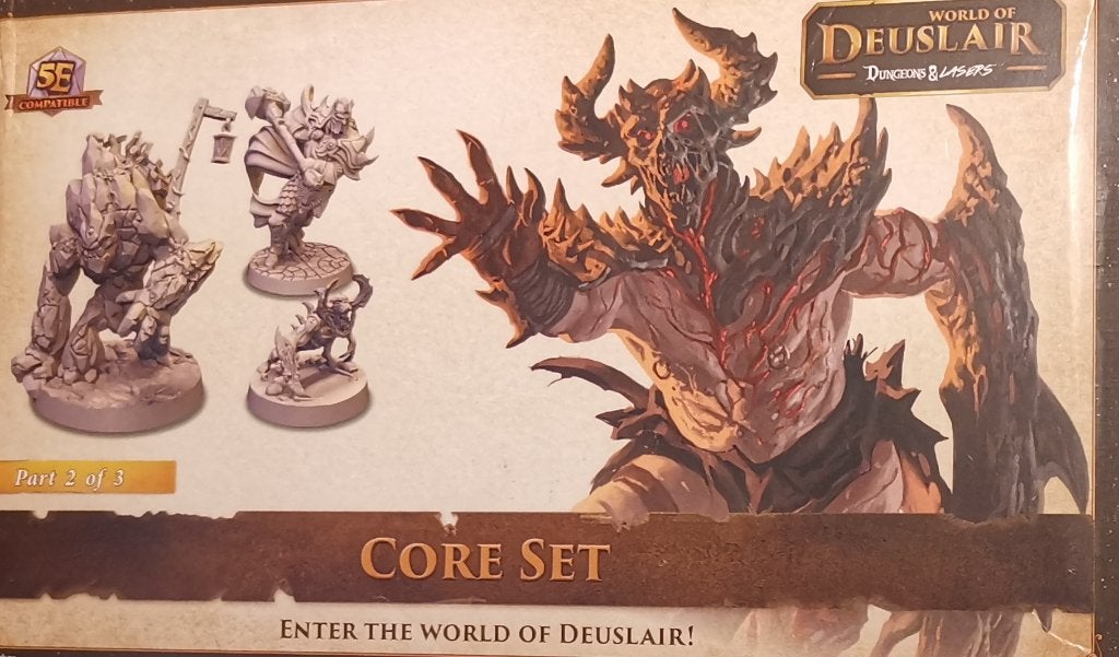 Dungeons & Lasers Deuslair: Core Set Part 2 NIEUW, Ophalen of Verzenden, Nieuw, Overige soorten, Figuurtje(s)