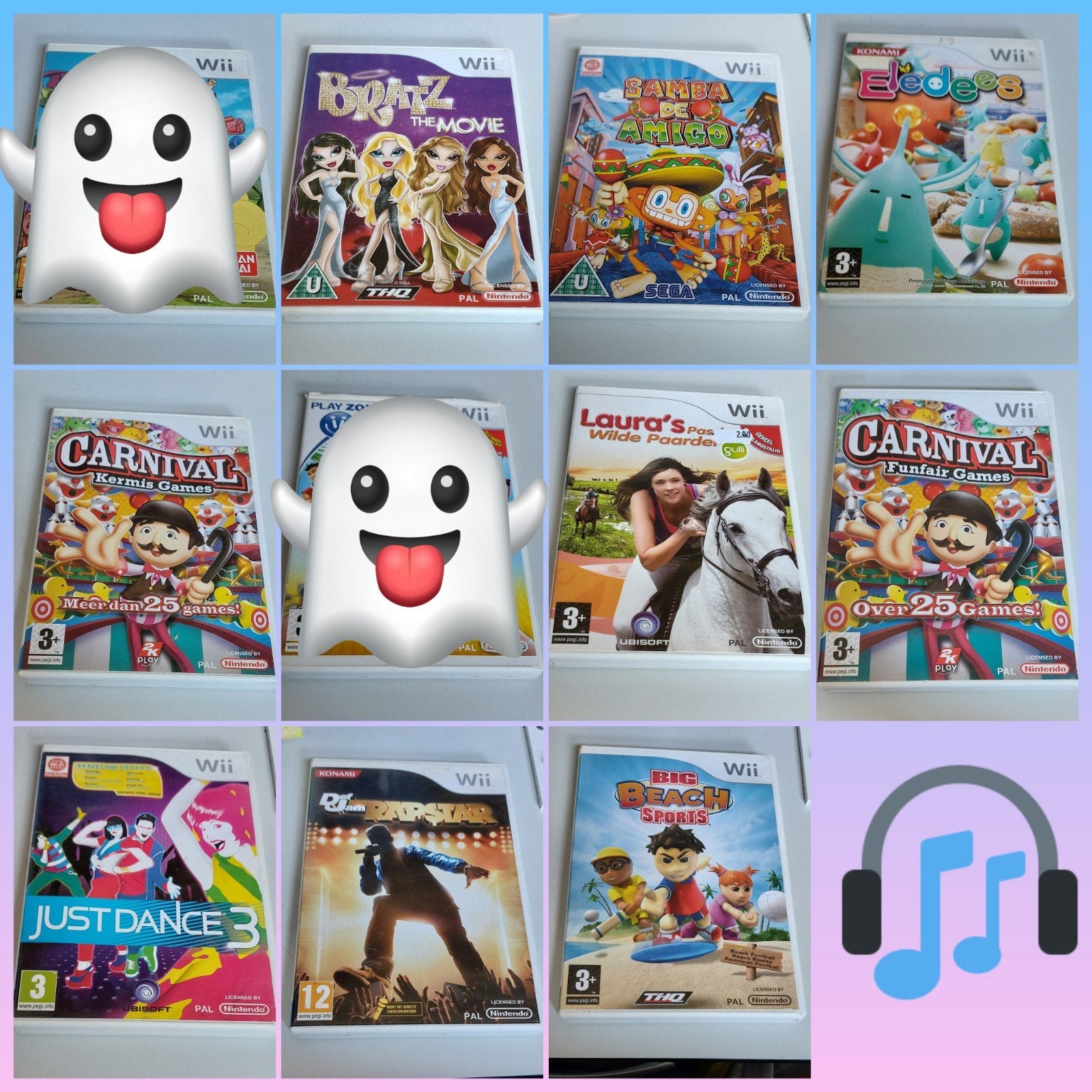 Leuke Wii spelletjes in 1 koop 9 spellen totaal, Ophalen of Verzenden
